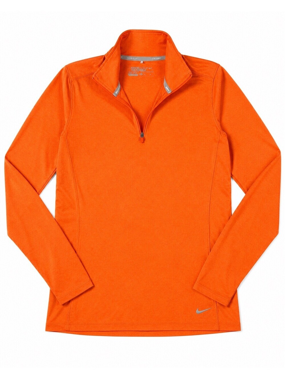 Nike Golf Tour Performance Orange Half-Zip Pullover Dri-FIT Medium